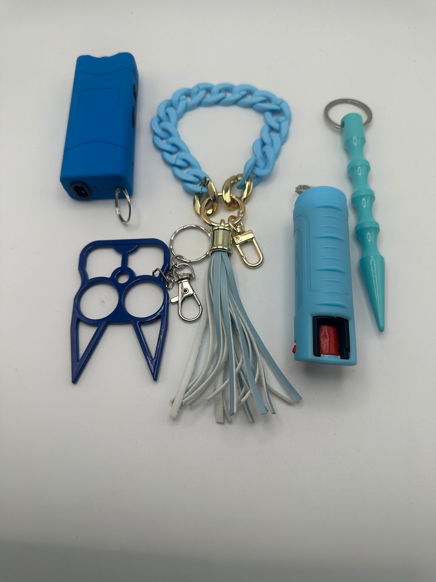 5 piece Blue Chain link set