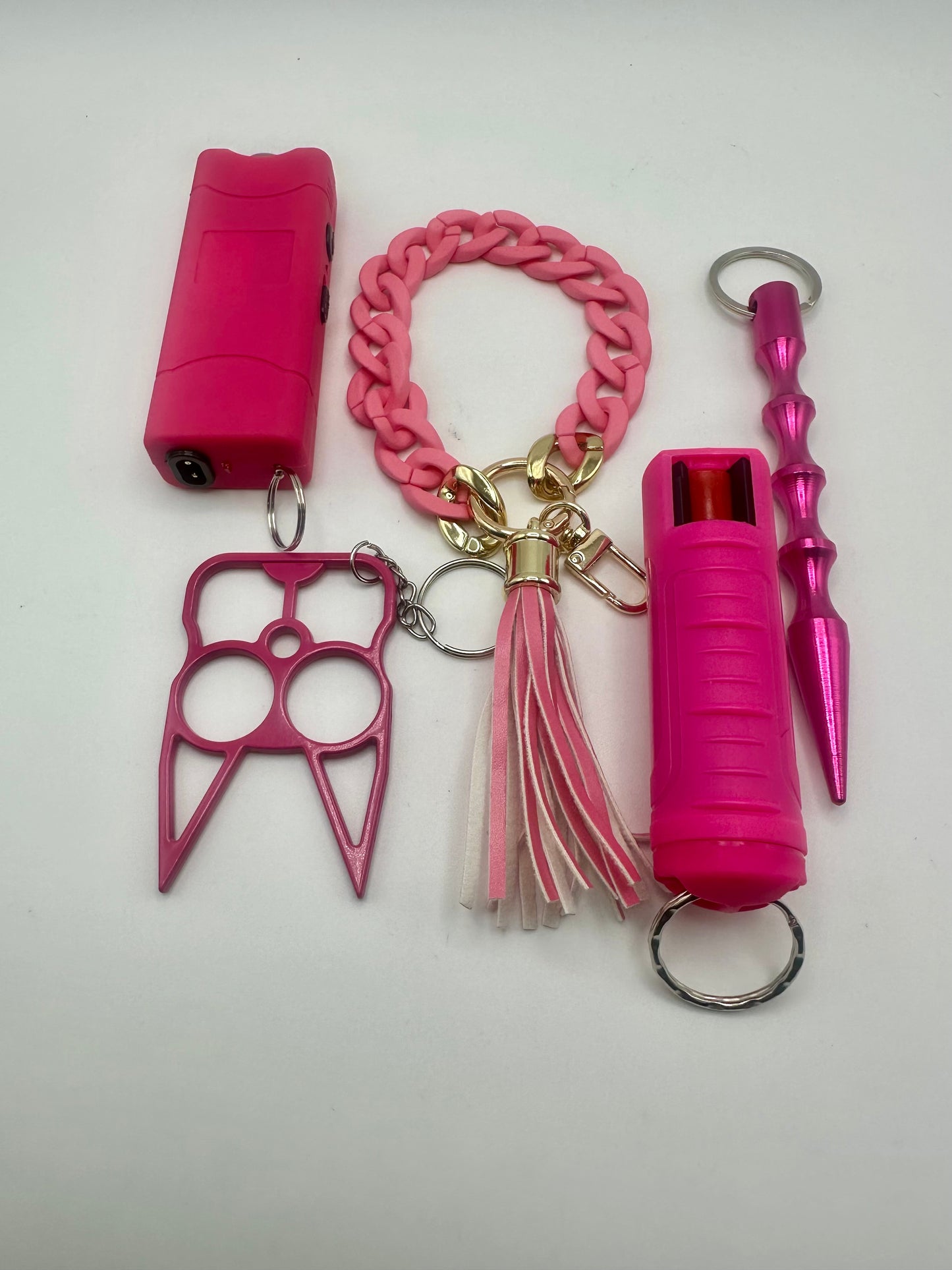 5 piece Hot Pink Chain link set
