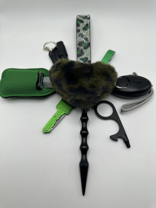 Green and Black Cheetah