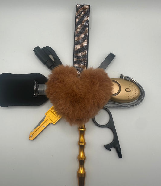 Black and Gold Zebra Print