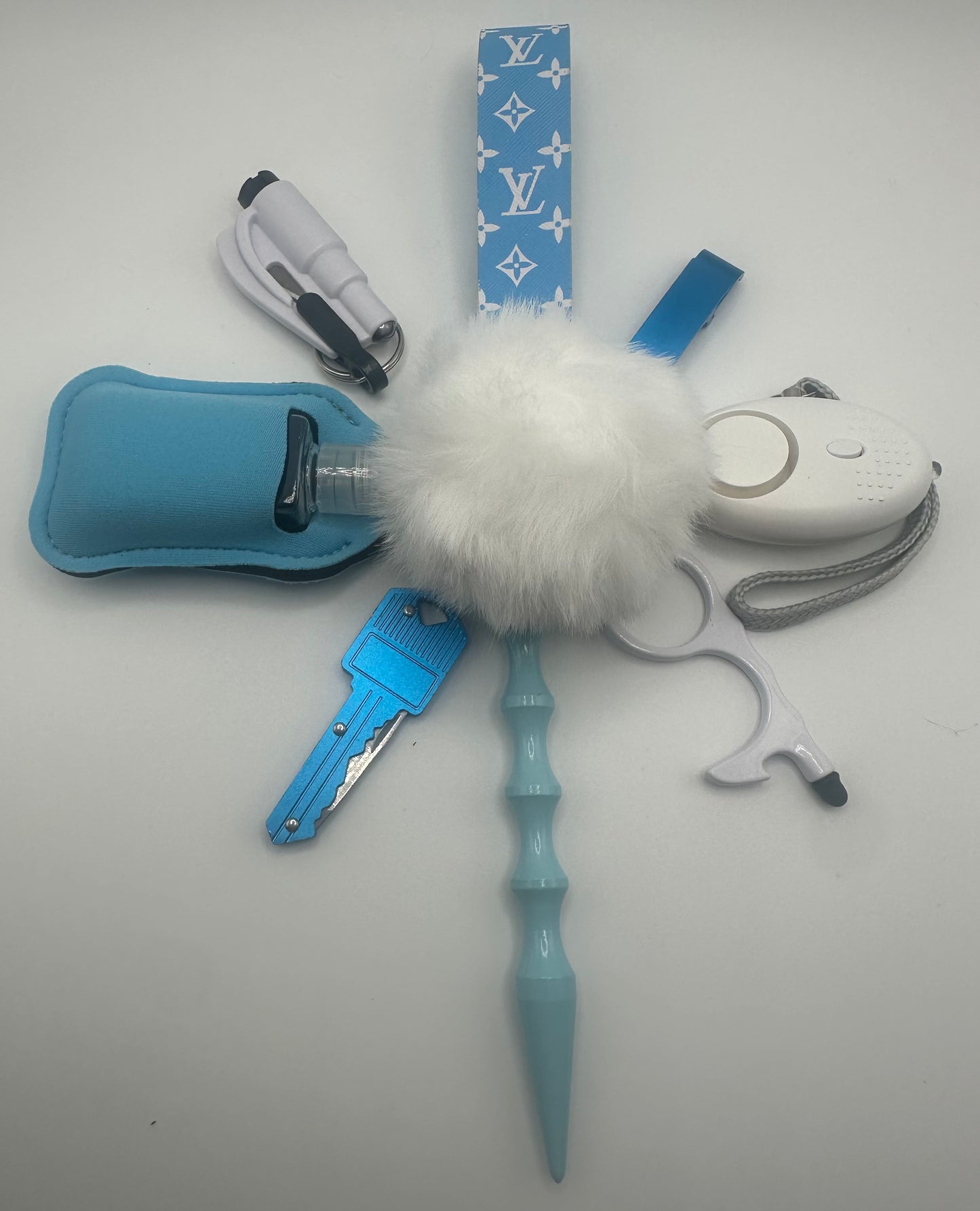 LV Baby Blue and White