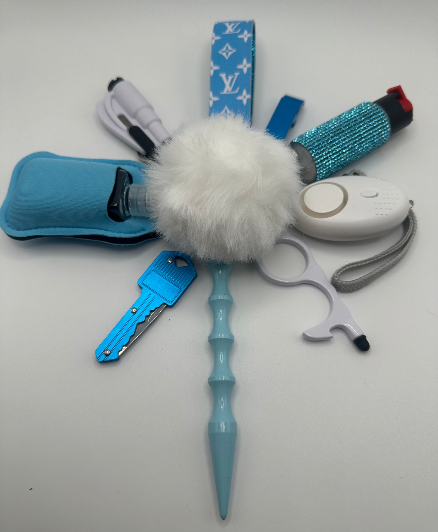 LV Baby Blue and White