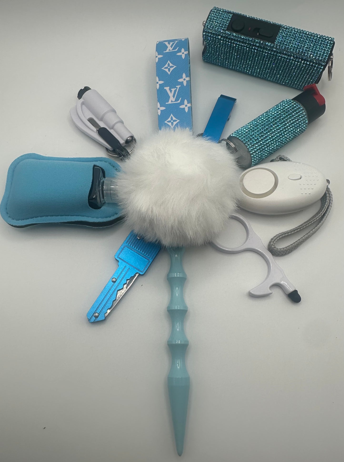 LV Baby Blue and White