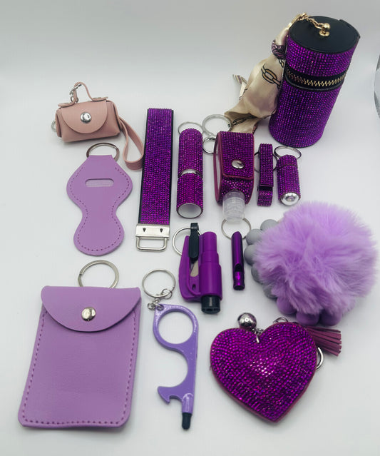 15 piece set Purple