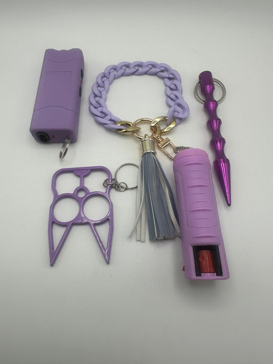 5 piece Purple Chain link set