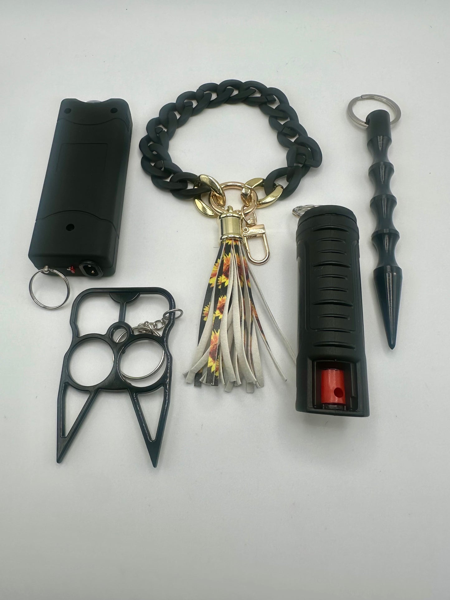 5 piece Black Chain link set